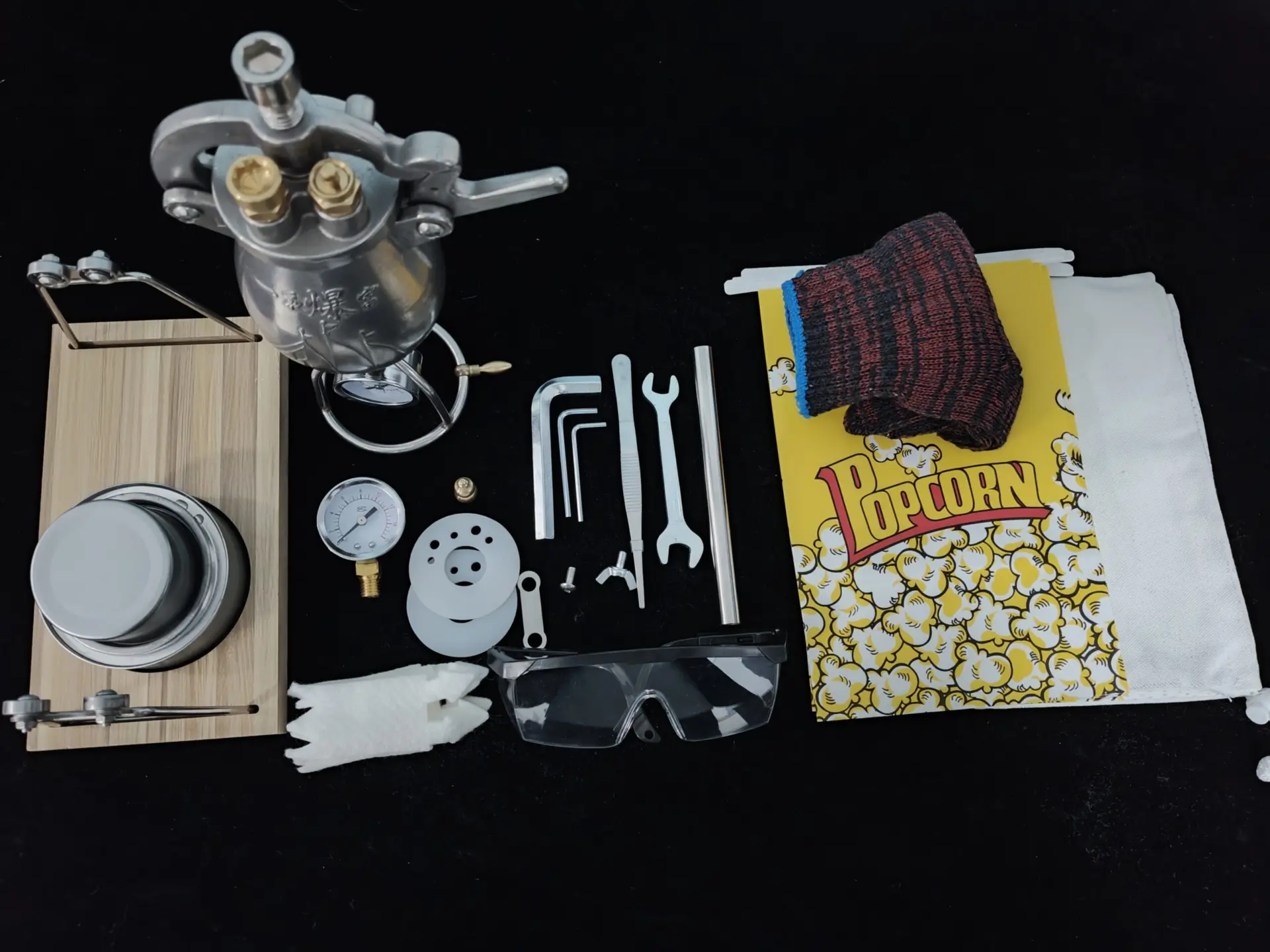 Mini popcorn machine 304 stainless steel grain amplifier