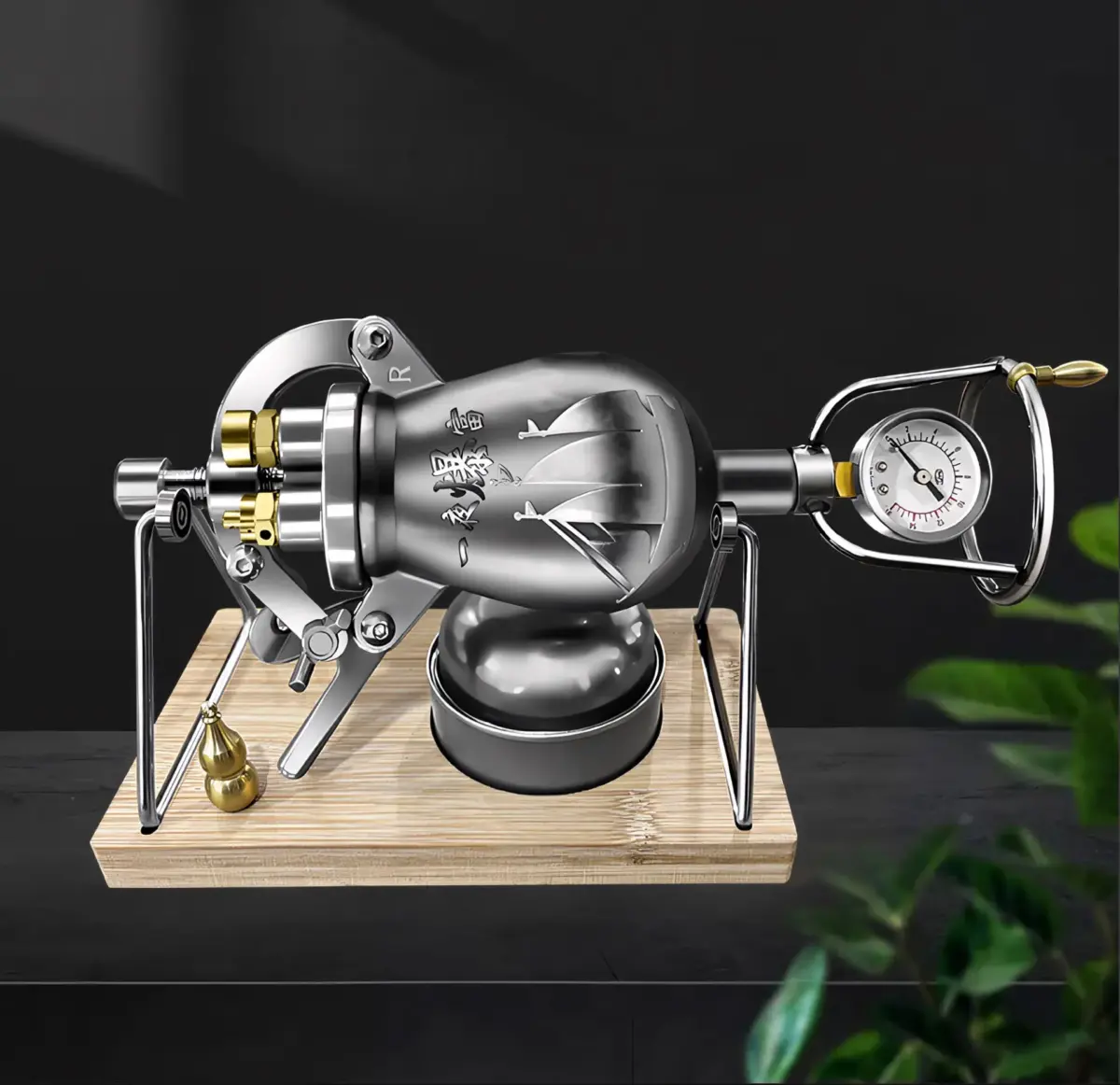 Mini popcorn machine 304 stainless steel grain amplifier