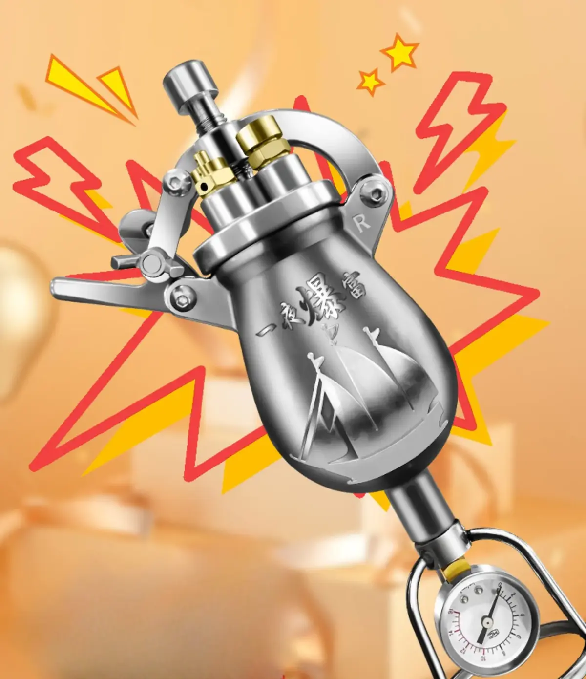 Mini popcorn machine 304 stainless steel grain amplifier